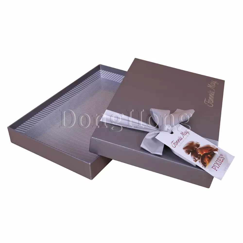 2-Piece Rectangular Deluxe Nut Chocolate Boxes 