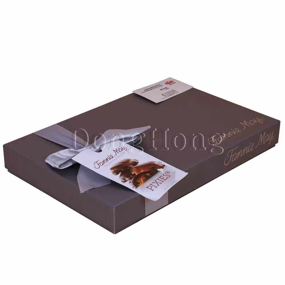 2-Piece Rectangular Deluxe Nut Chocolate Boxes 