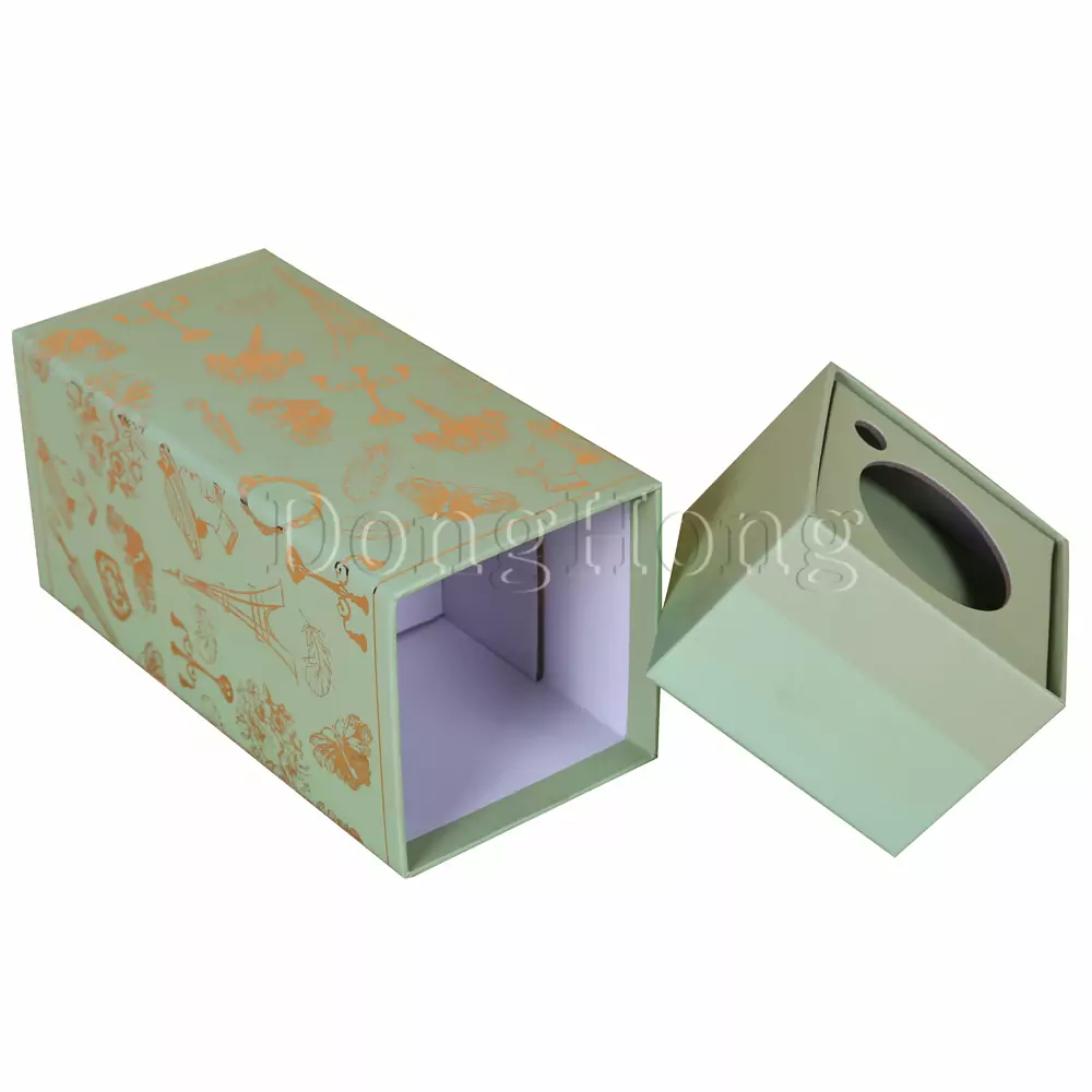 Upmarket Lid-off Wine Boxes with Cardboard Insert 