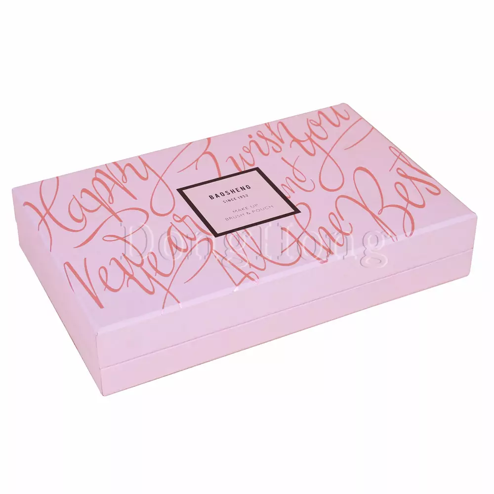Neck Design Pink Cosmetic Packaging Boxes 