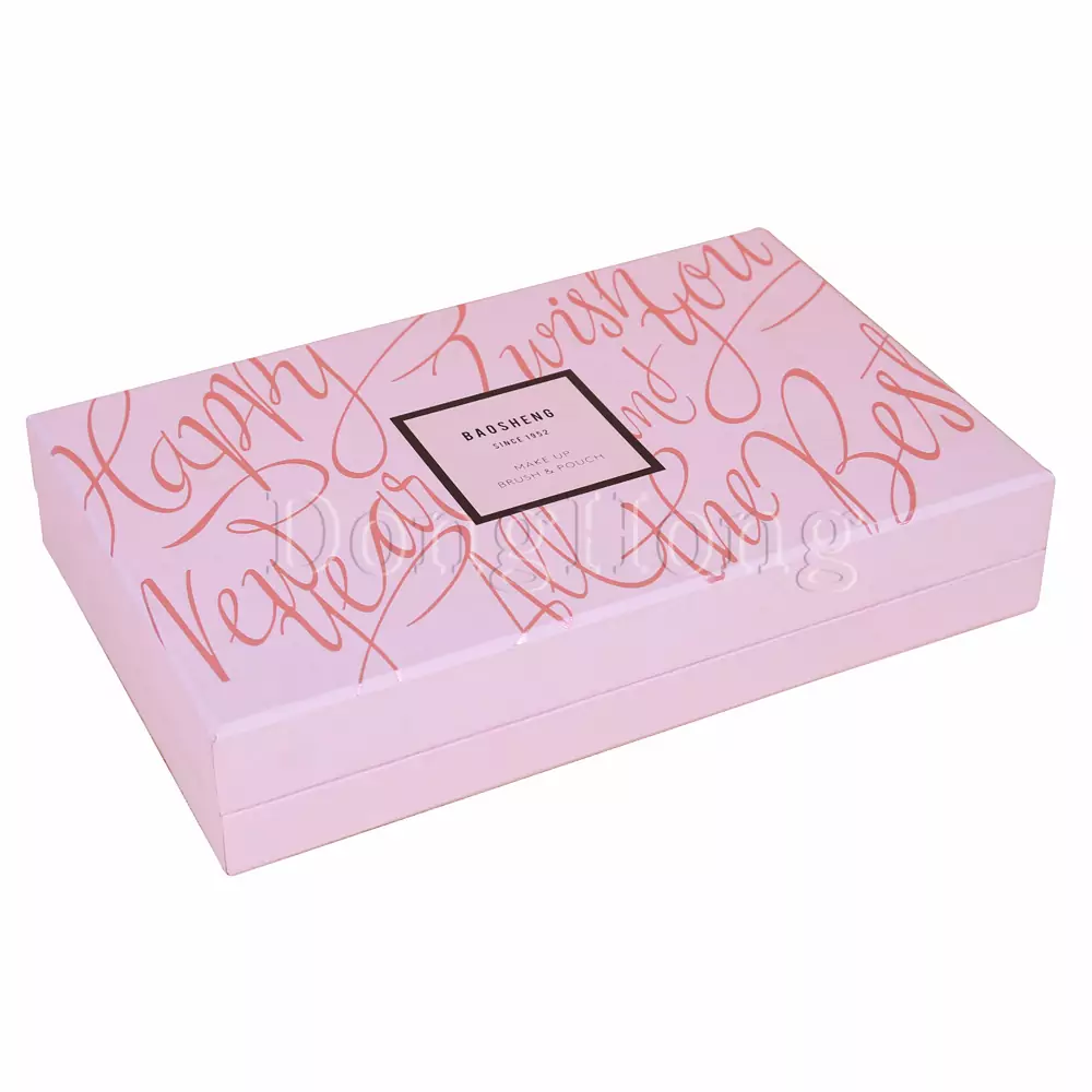 Neck Design Pink Cosmetic Packaging Boxes  