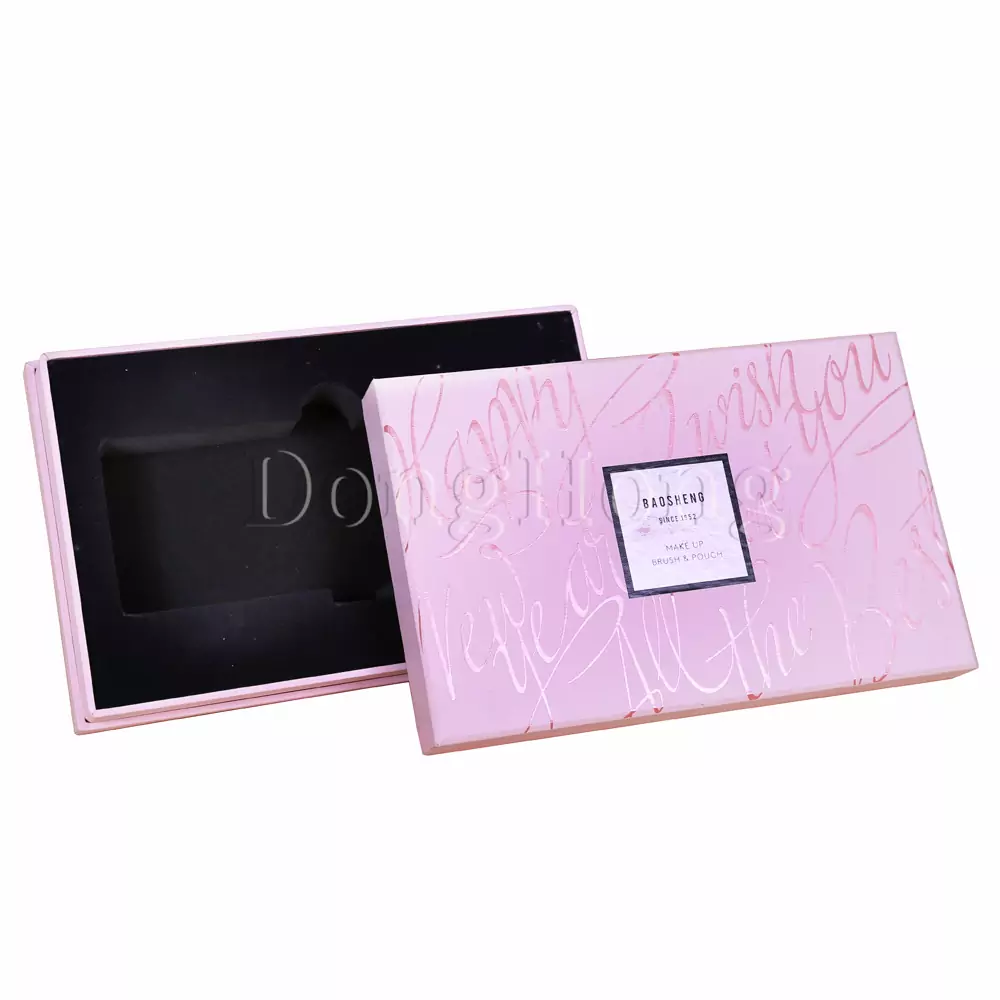 Neck Design Pink Cosmetic Packaging Boxes  