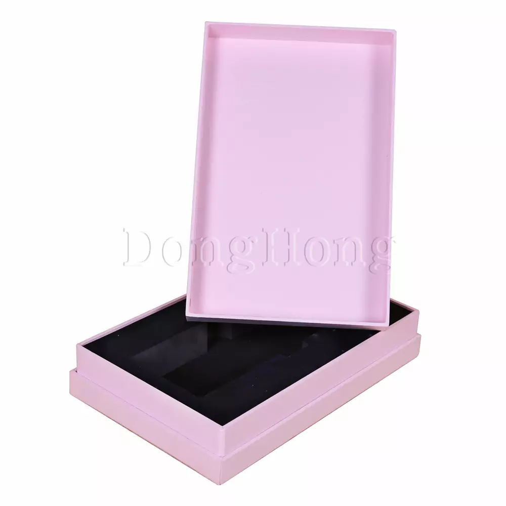 Neck Design Pink Cosmetic Packaging Boxes  