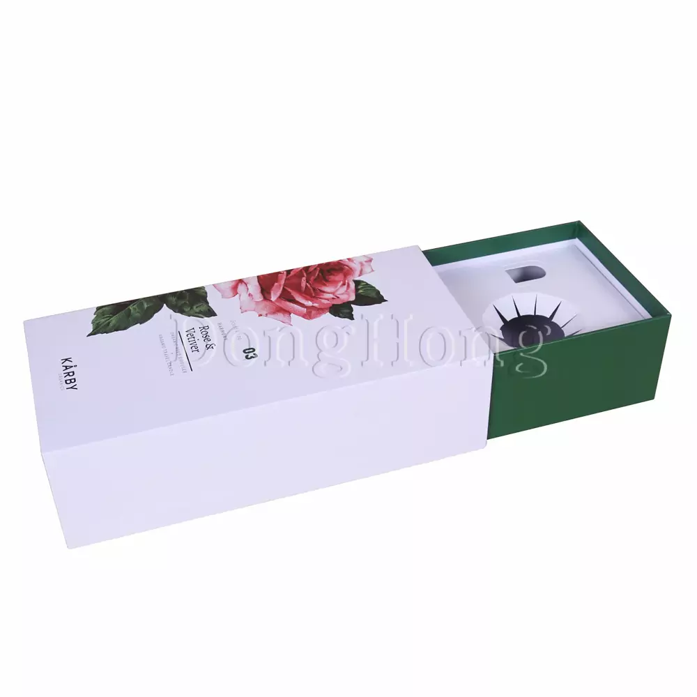 Ribbon Tab Cosmetic Drawer Sliding Boxes  