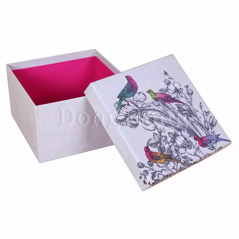 2-Piece Flower Printing Color Gift Box 