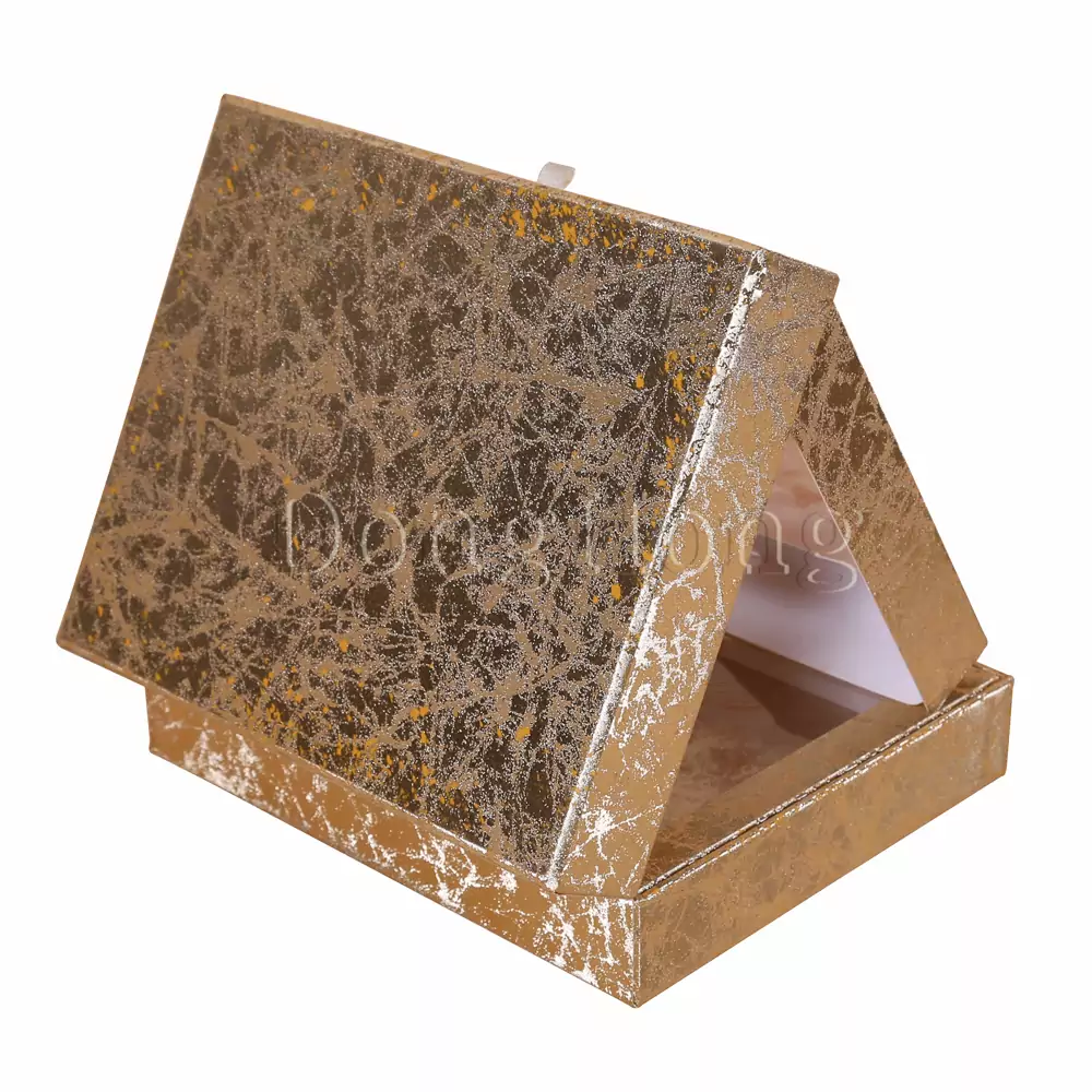 Clamshell Cardboard Gift Paper Box 