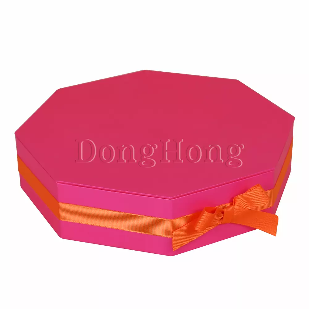 Octagonal Full Color Printing Praline Chocolate Box 