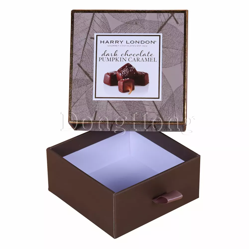 Drawer Style Rigid Small Chocolate Packing Box 