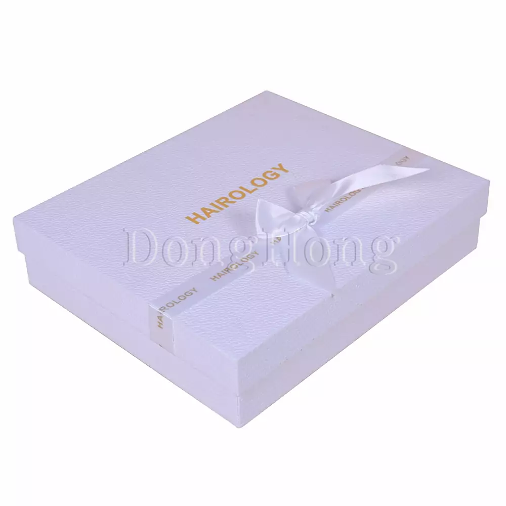 2-Piece White Cosmetics Collection Packaging