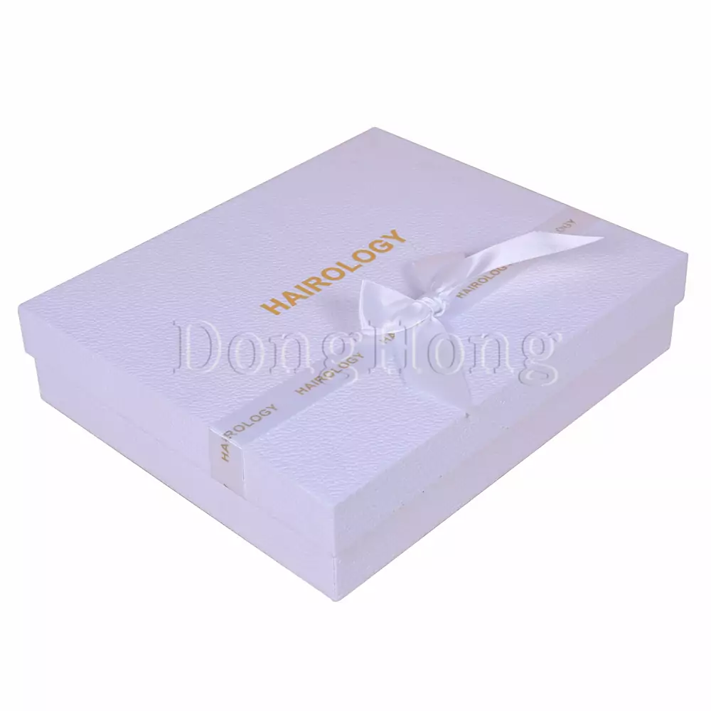 2-Piece White Cosmetics Collection Packaging 