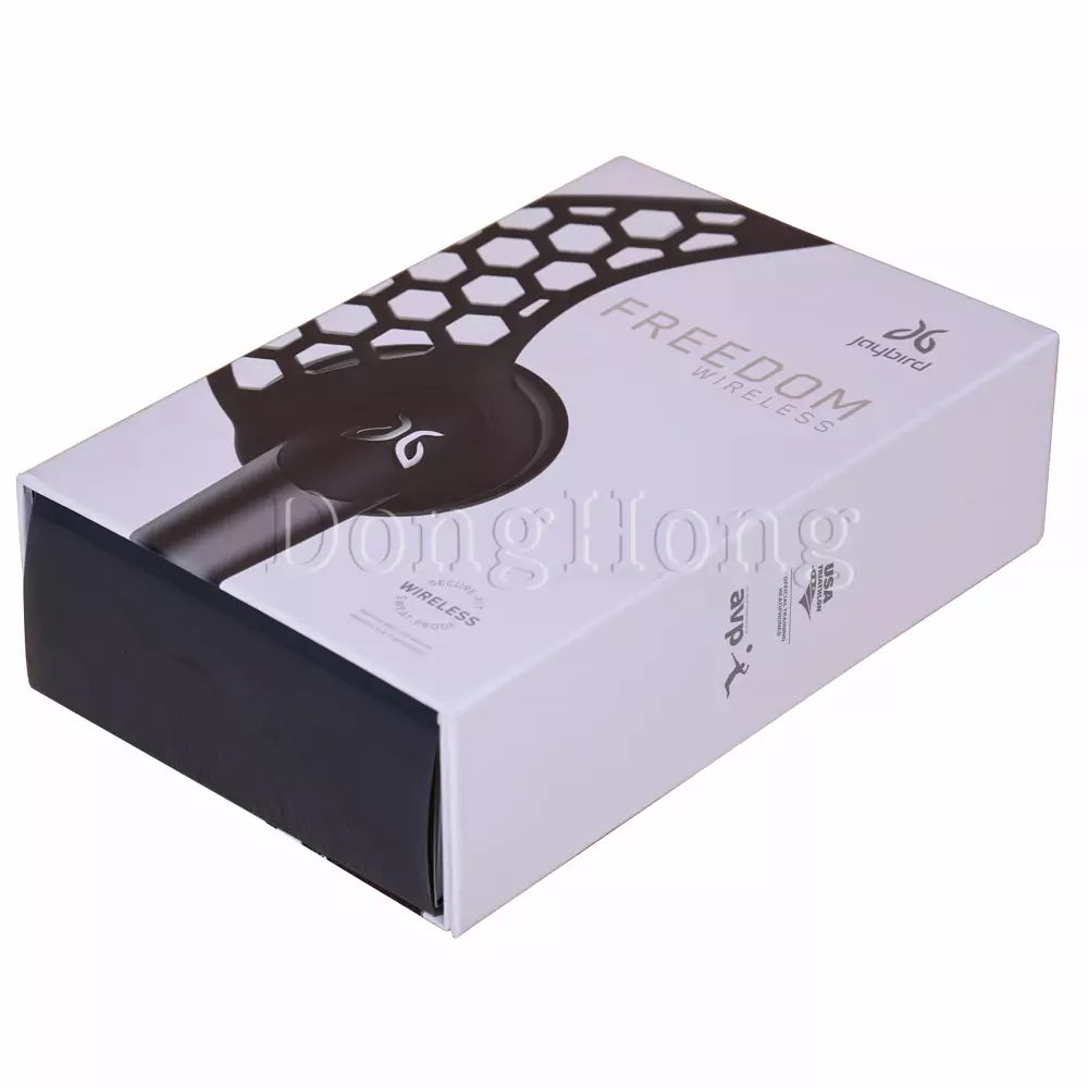 Hinged Earphone Packaging Gift Box  