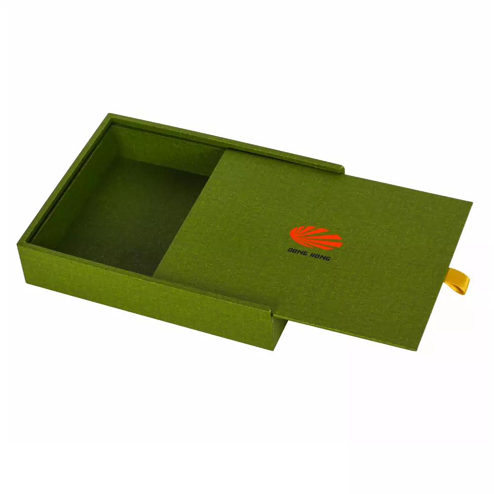 Paper Wrap MDF Drawer Sliding Boxes 