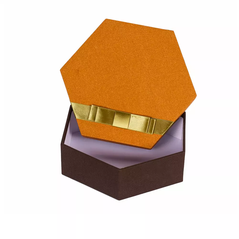 Ecofriendly Hexagon Bar Chocolate Box Packaging 