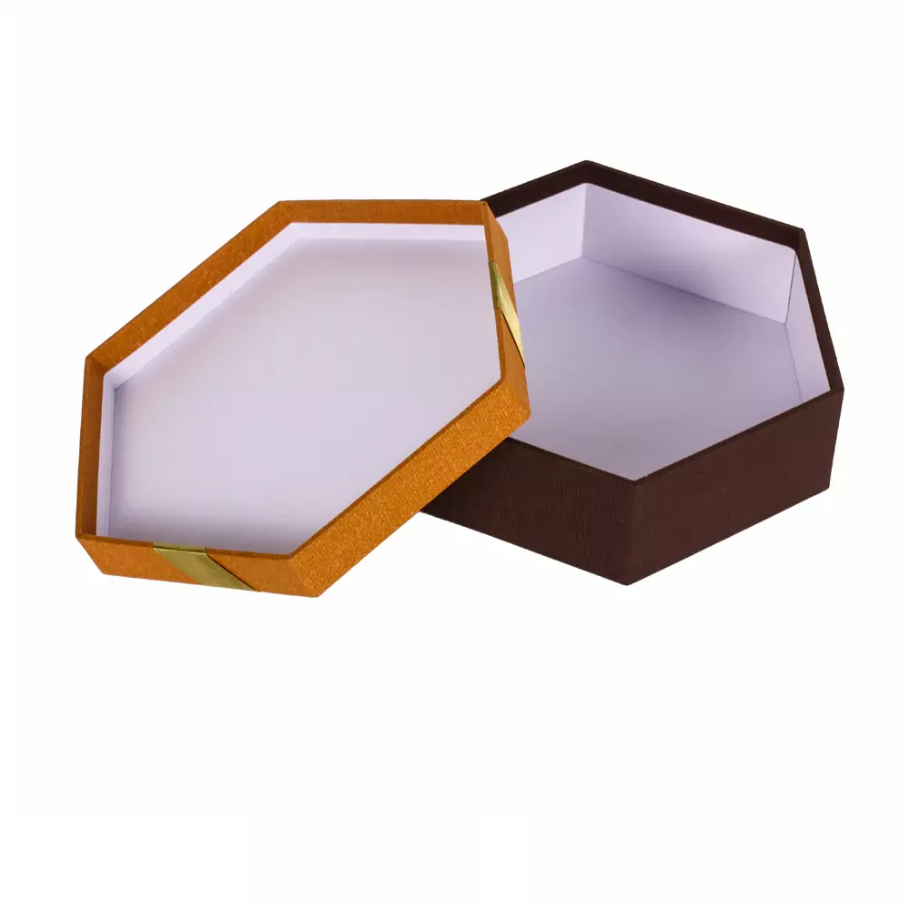 Ecofriendly Hexagon Bar Chocolate Box Packaging 