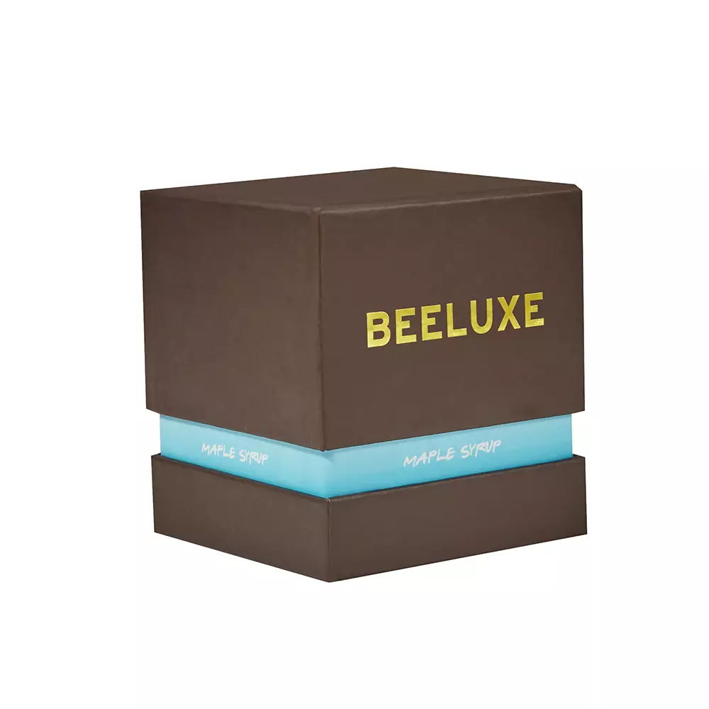 Unique Rigid Cardboard Neck Style Candle Gift Box 