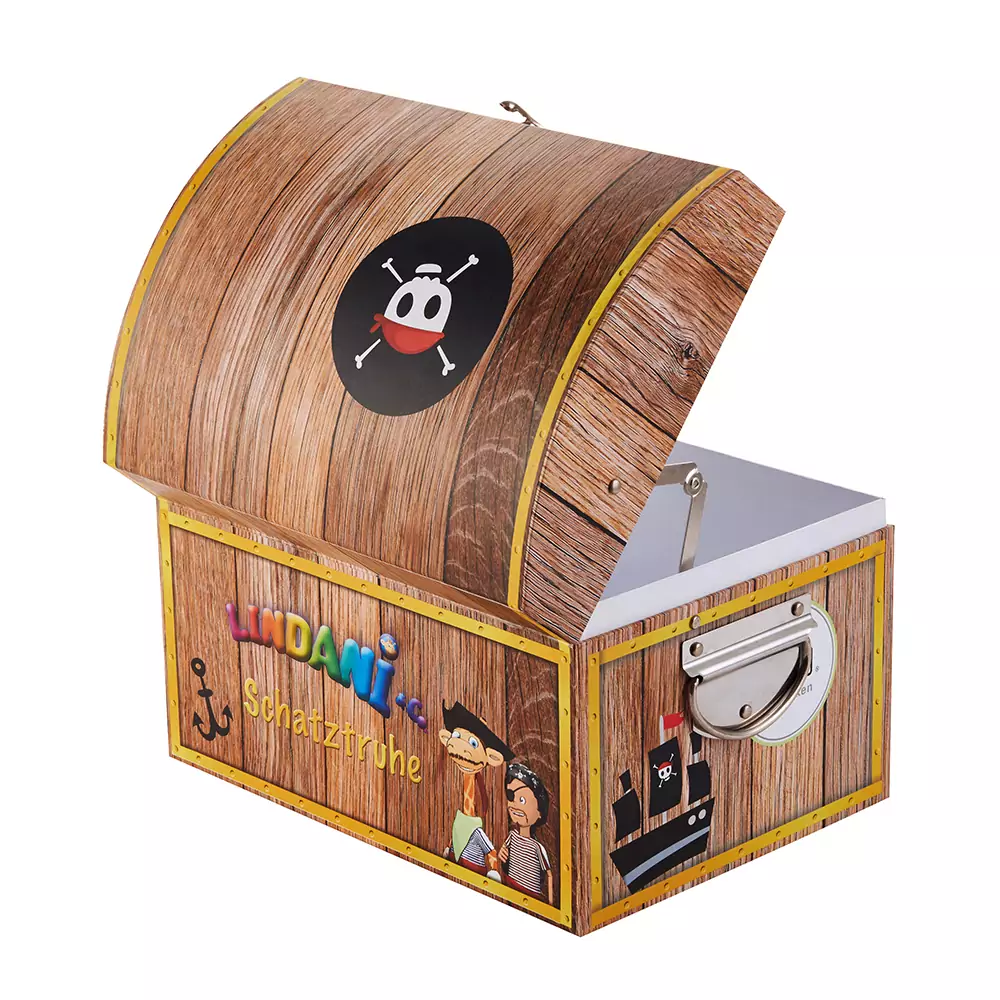 Kids Gift Mini Paper Treasure Chest Box 