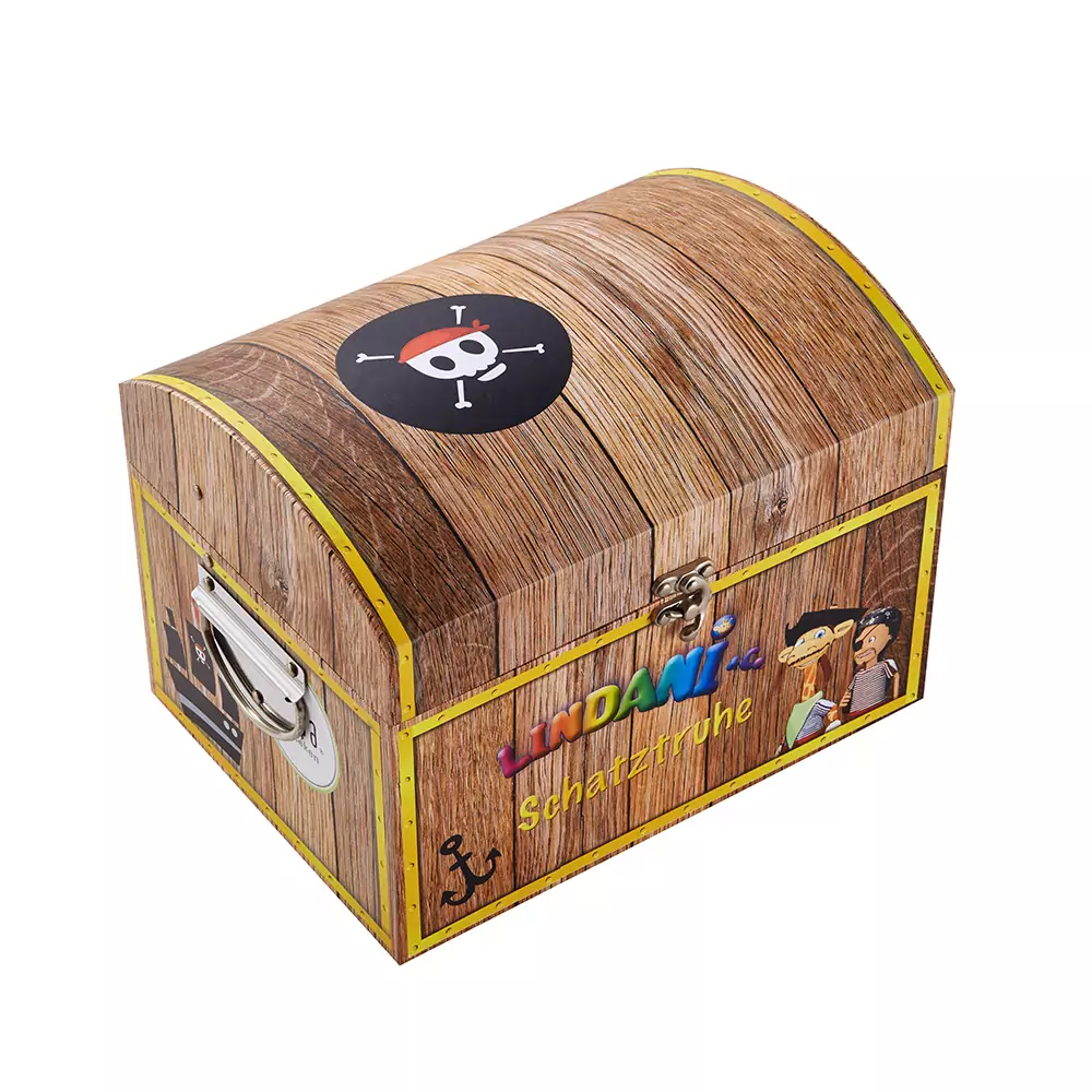 Kids Gift Mini Paper Treasure Chest Box 