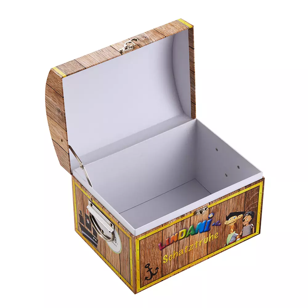 Kids Gift Mini Paper Treasure Chest Box 