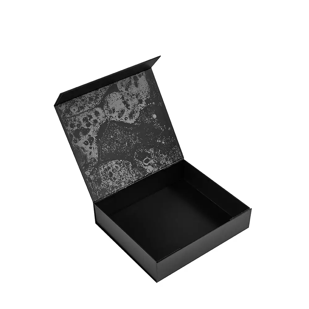 Spot UV Book Style Magnetic Gift Box with Sleeve 