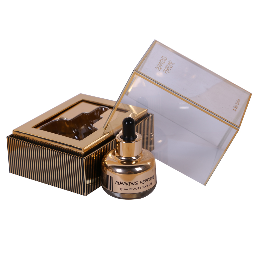 Fancy,rigid,perfume box,Luxury Perfume Box With PVC LidDHP Factory