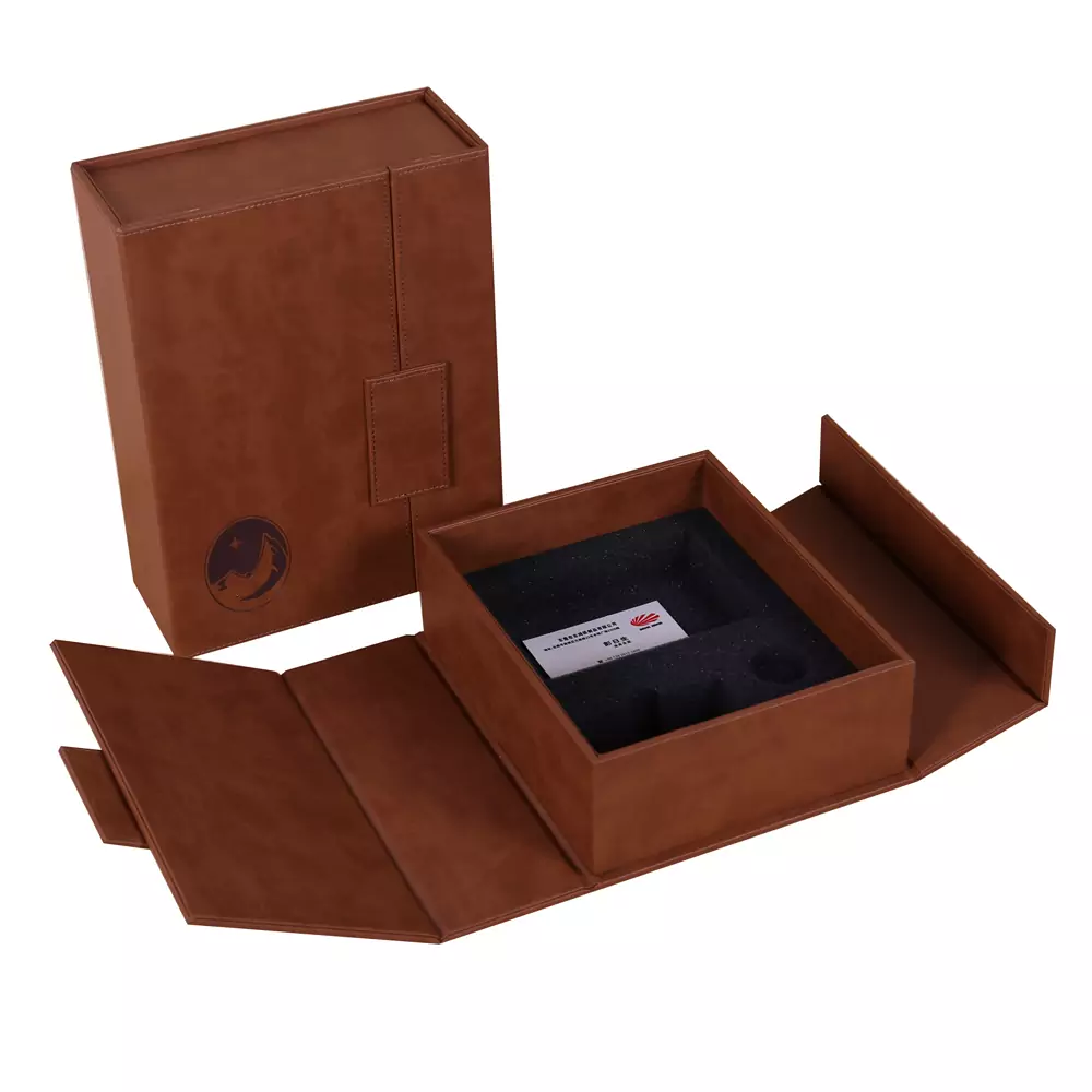 Luxury Leather Box With Foam Insert 