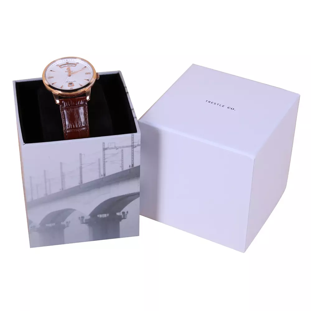 2-Piece Rigid Paper Watch Box 