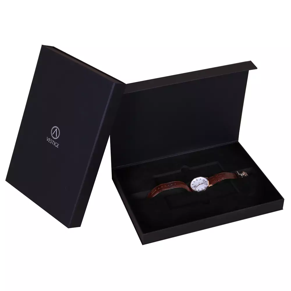 Book Style Rigid Watch Gift Box 