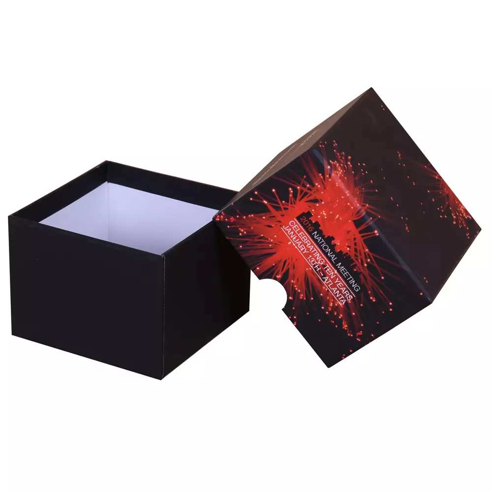 Soft Touch Film Lid-off Black Box 