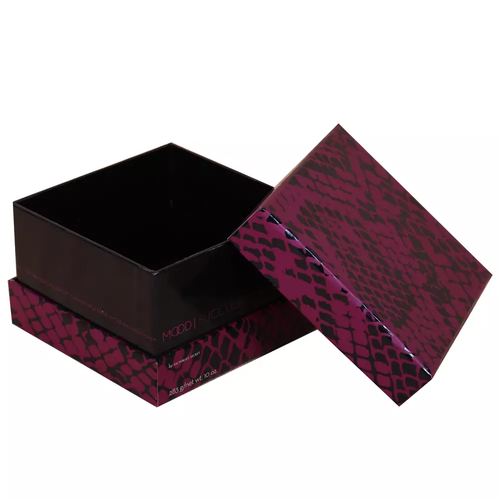 Rigid Perfume Packaging Box with Hinged Lid 