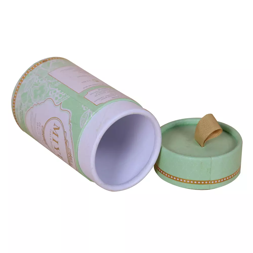 Pearl Paper Tube Packaging Round Boxes 