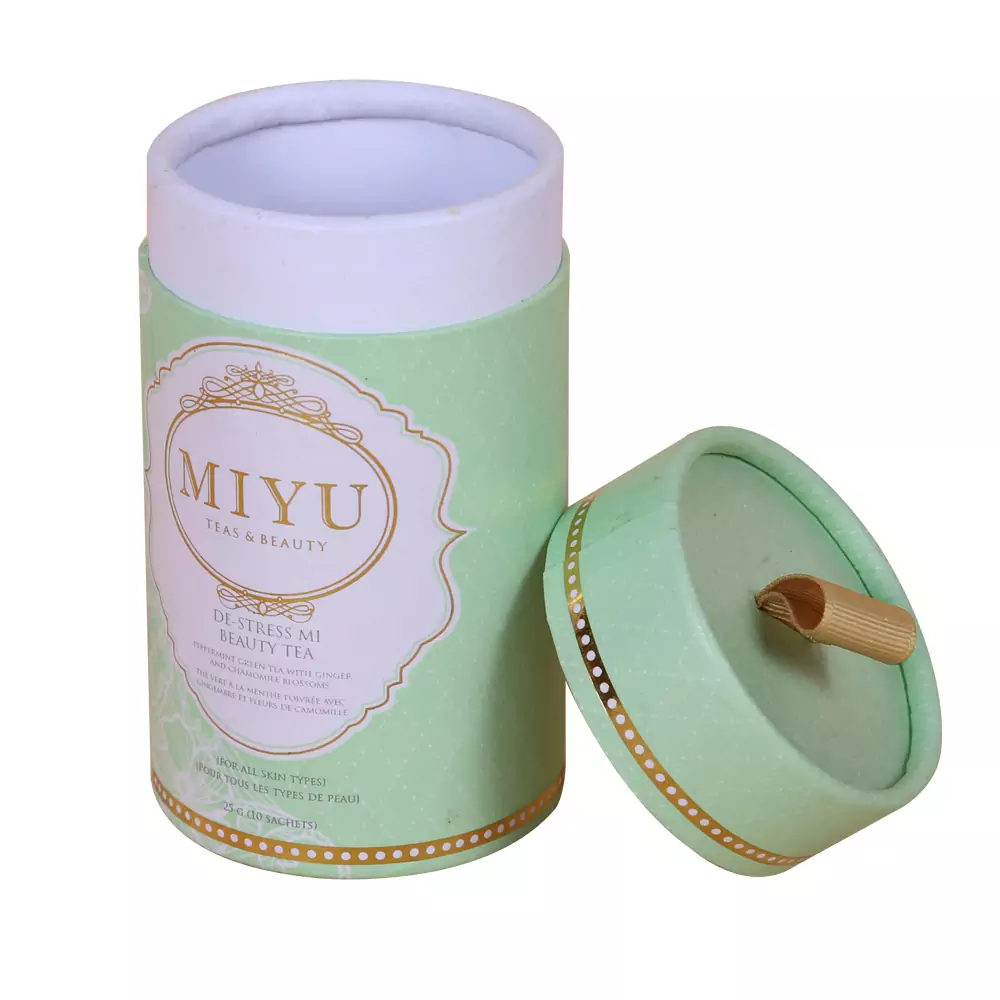 Pearl Paper Tube Packaging Round Boxes 