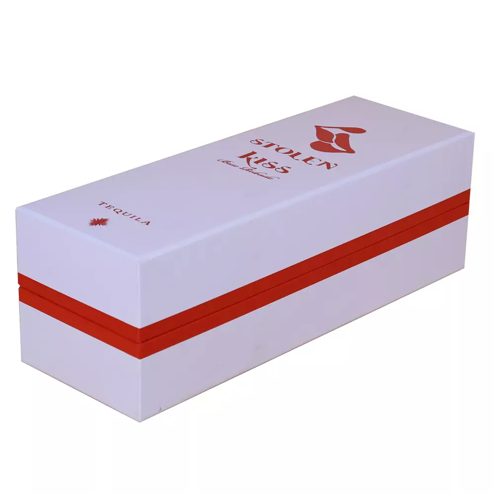 Red Foil Printing Packaging Wine Boxes 