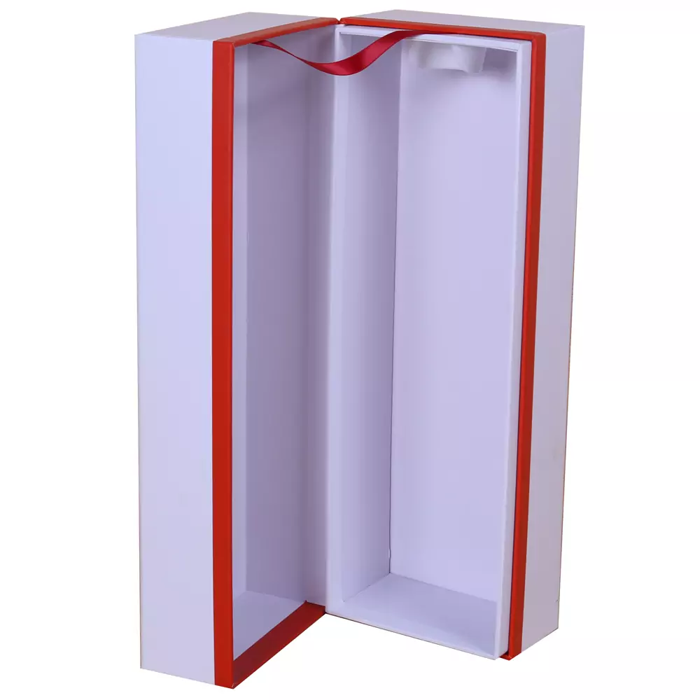 Red Foil Printing Packaging Wine Boxes 