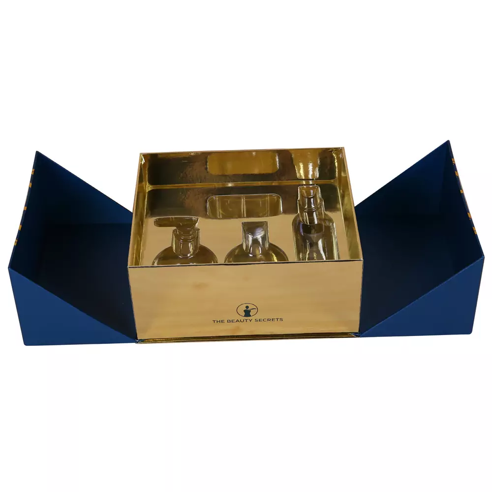 Double Doors Cosmetic Boxes with Bowknot 