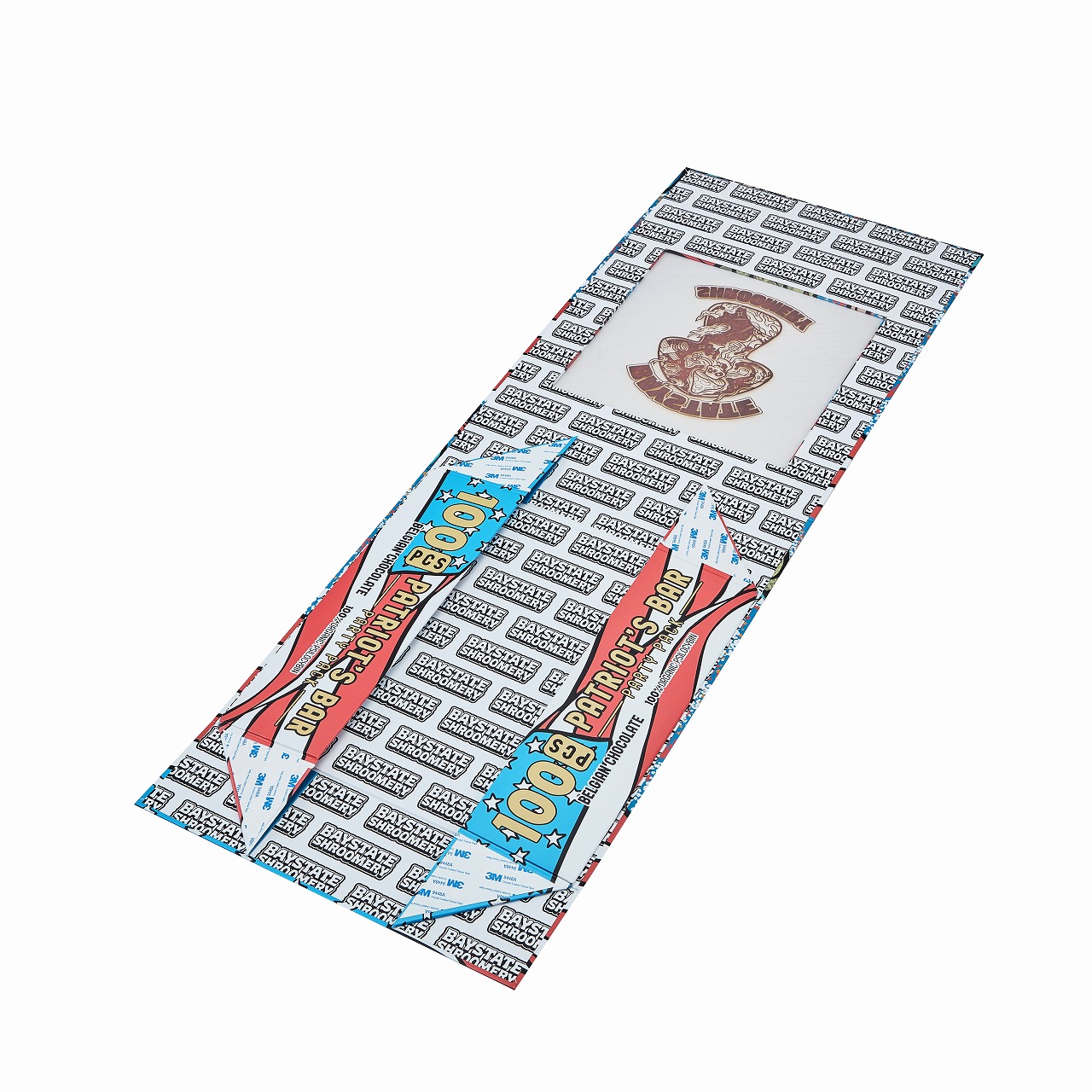 Close-up about foldable custom chocolate packaging