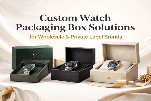 Custom Watch Packaging Box Solutions for Wholesale & Private Label Brands