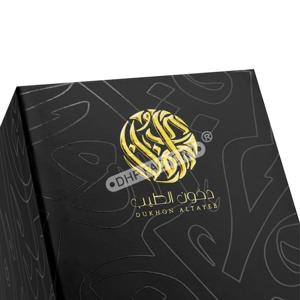 Candle Glass Jar Rigid Gift Packaging Box with Neck Side View