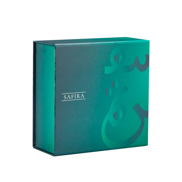 Magnetic Closure Rigid Cardboard Flip Lid Box Side View