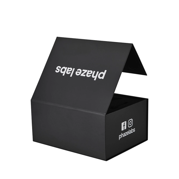 High-End Rigid Hookah Packaging Box with Sponge Foam Side View