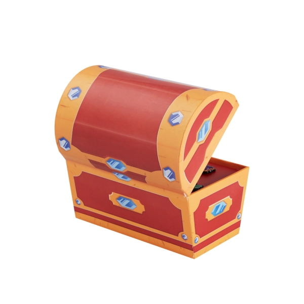 Custom Treasure Chest Gift Box for Pins, Jewelry & Collectibles Side View