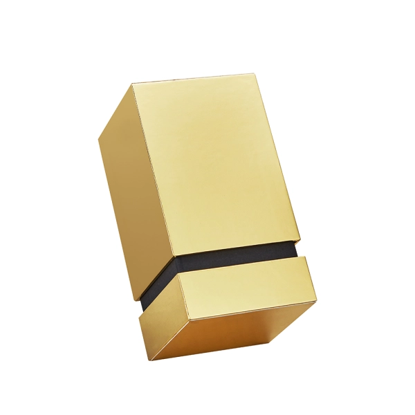 Luxury Flush Lid Rigid Box with Anti-Scratch Gold Paper & EVA Insert Side View