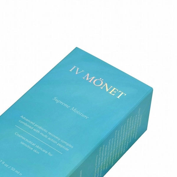 Luxury skincare  magnetic box with EVA Foam Side View