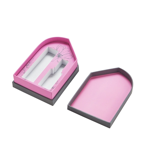 Special Custom House Shaped Perfume Boxes with EVA Foam Side View