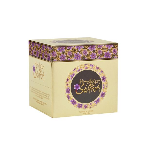 Luxury Perfume Box Paper Inset with Ribbon Side View