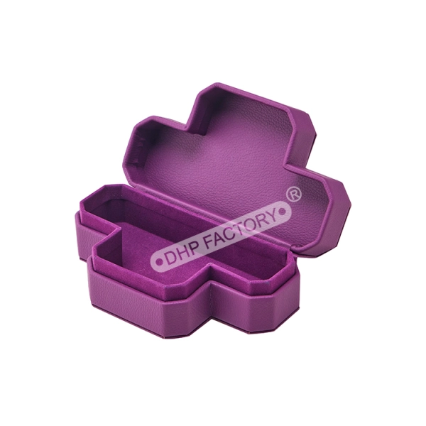 Custom Jewelry Packaging for PU Leather Side View