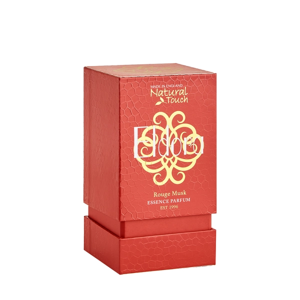 Luxury Perfume Subscription Box with Fancy Paper Side View