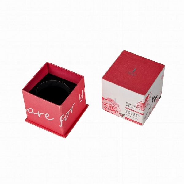 Custom Essential Oil Gift Box Packaging | Luxury Rigid Shoulder Box Side View