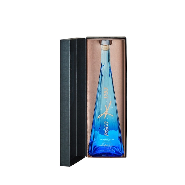 Custom Flip Top Wine Packaging Gift Boxes for Luxury Liquor Side View