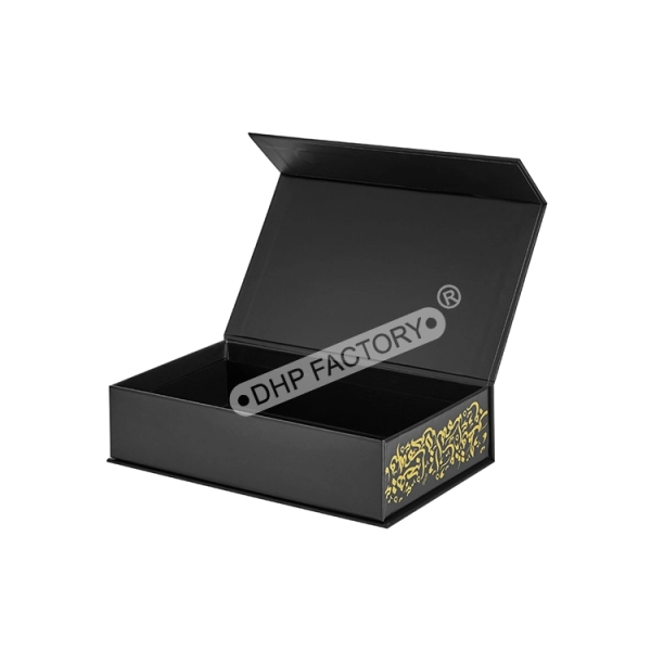 Candle Glass Jar Rigid Gift Packaging Box with Neck Side View