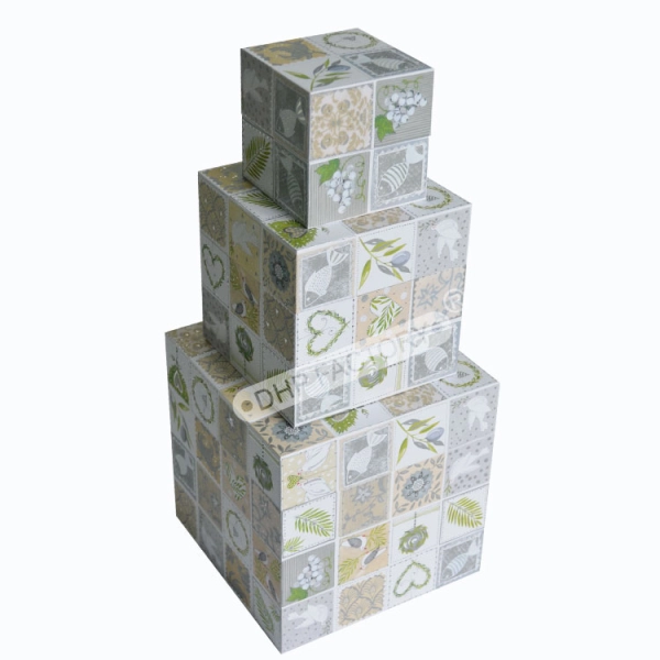 Personalised Nested Gift Boxes  Side View